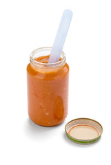 baby food glass container