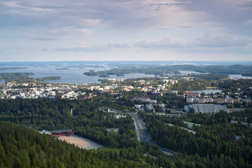 Fototapeta premium Finnish landscape of Kuopio
