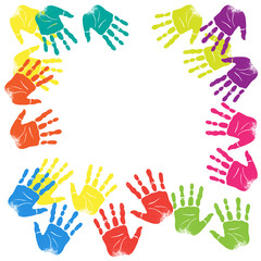 Fototapeta premium hands color