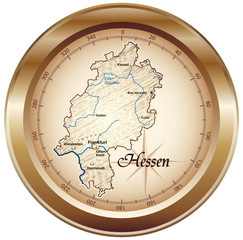 Hessen Kompass bronze in SVG