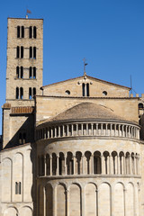 Medieval church in Arezzo (Tuscany, Italy)