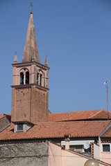 Fototapeta premium campanile della chiesa di San Francesco a Rovigo
