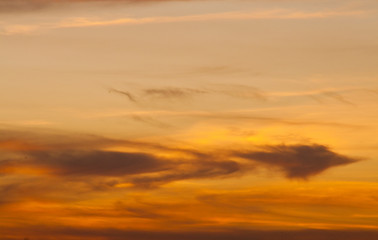 sunset sky
