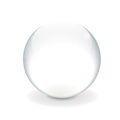 White vector crystal ball