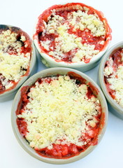 crumble fraises