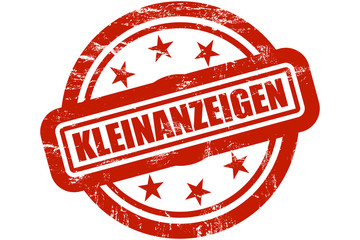 Sternen Stempel rot KLEINANZEIGEN