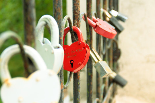 Heart under the lock