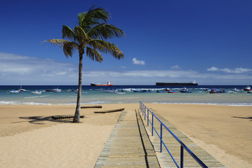 Teresitas beach in Tenerife
