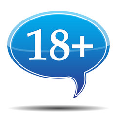 Fototapeta premium 18+ ICON