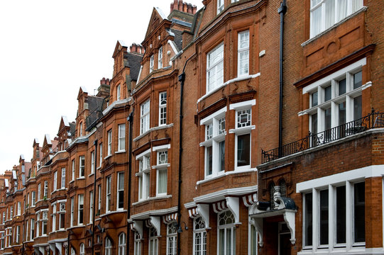 Chelsea elegant apartment building. London, United Kingdom.