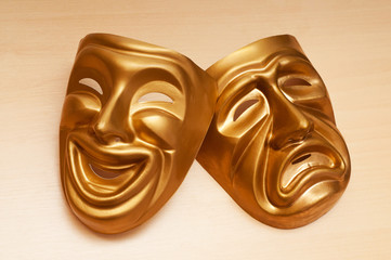 Masks with the theatre concept