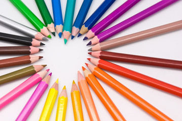 colored pencils
