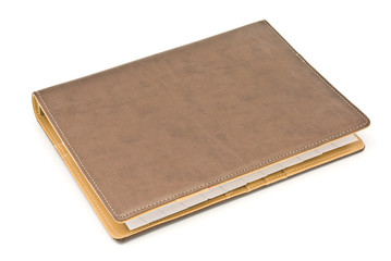Brown notebook