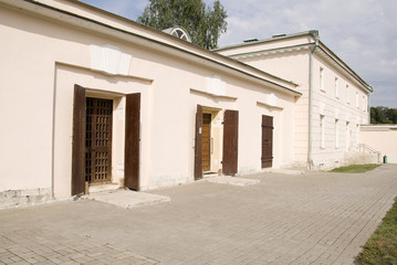 Фрагмент конного двора в усадьбе Кузьминки