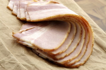 cured delicious bacon