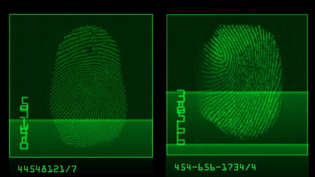 thumb print comparison
