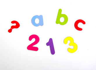 ABC Buchstaben Zahlen