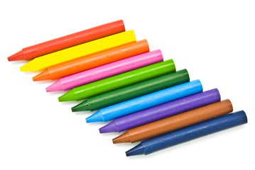 Fototapeta premium Wax crayons