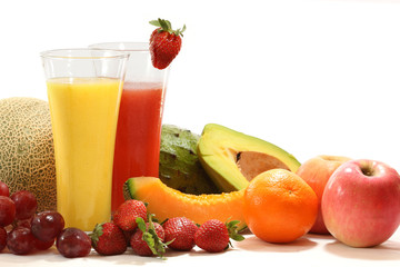 Healthy fruit juices