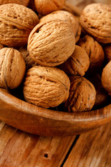 walnuts in the dish