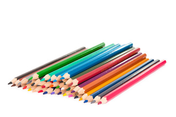 Fototapeta premium .set of color pencils