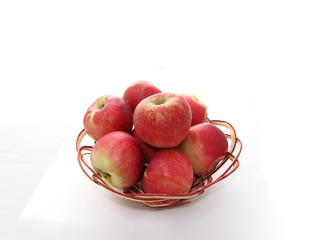 Basket with apples