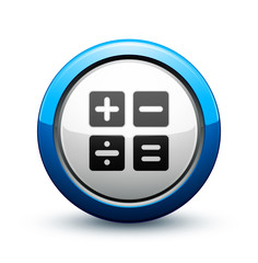 Obraz premium icône calculatrice finance