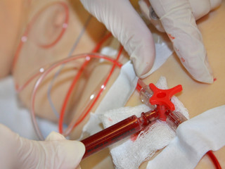 take on the analysis of samples of blood