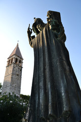 Statue of Gregory of Nin, Diocletian's Palace, Split
