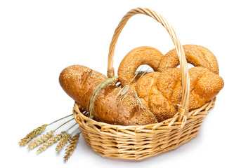 Basket with bread