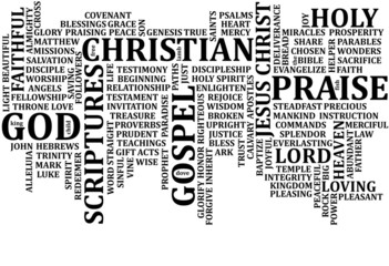 Christian Word Collage - 35009564