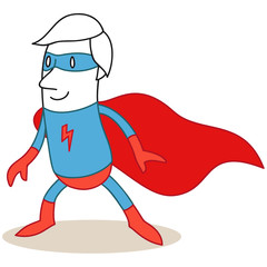 Superheld, wachsam