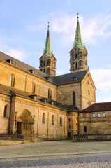 Naklejka na ściany i meble Bamberg Dom - Bamberg cathedral 01