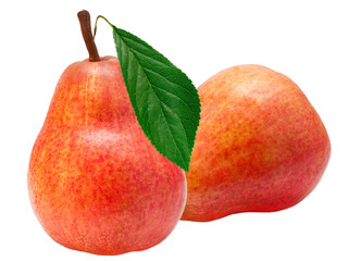 pear isolated on white background