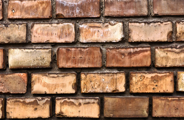 Texture of a brick wall