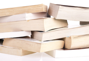Old stack of books