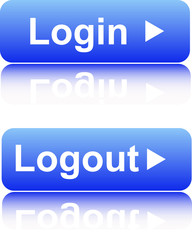 Login and Logount web button