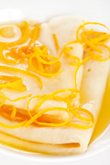 pancakes with orange