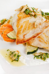fish with vegetables