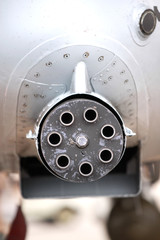 GAU-8  rotary cannon of the Fairchild-Republic A-10 flight