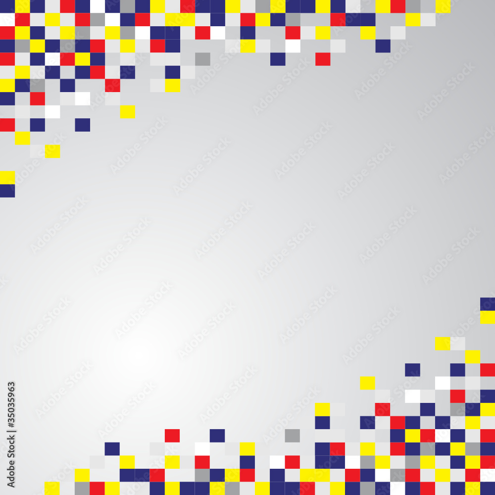 Aufkleber abstract geometric vector squares background