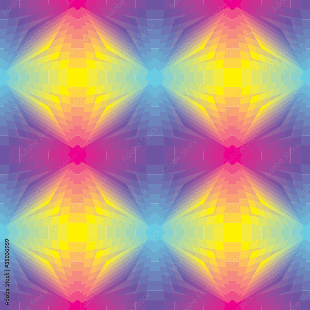 Aufkleber abstract seamless square mosaic background