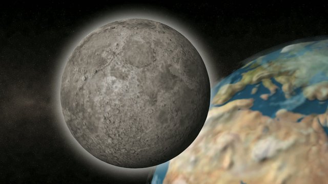 earth and moon - terra e luna