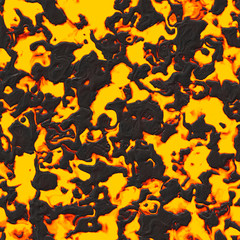 Seamless magma or lava texture