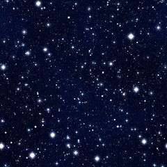 Seamless texture simulating the night sky with stars