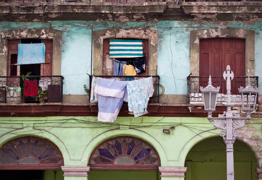 Balconies in Old Havana