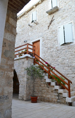 Exterior of home inside the Diocletian Palace, Split