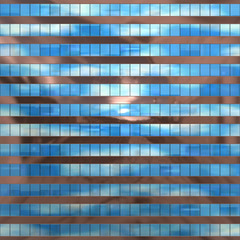 Obraz premium Seamless texture resembling skyscrapers windows