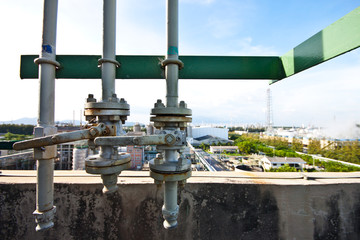 three hose in factory