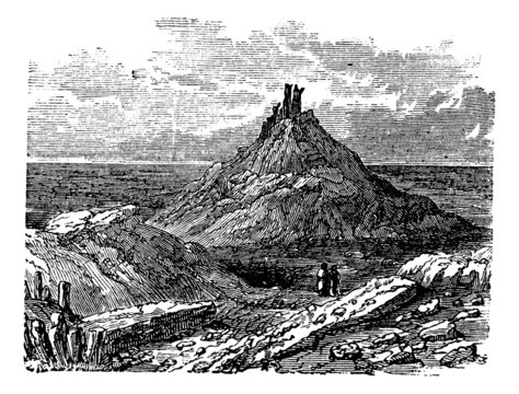Borsippa or Birs Nimrud, in Babil, Iraq, during the 1890s, vinta